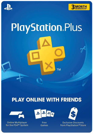 Sony PlayStation Plus Live 3-Month Membership Card