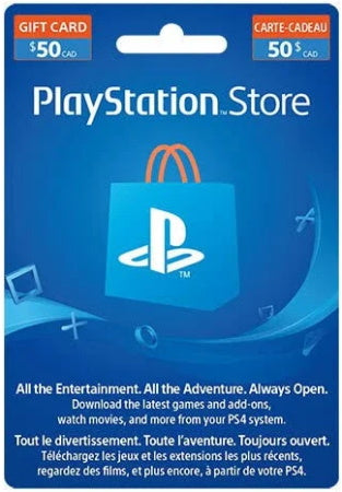 PlayStation Store Gift Card - $50