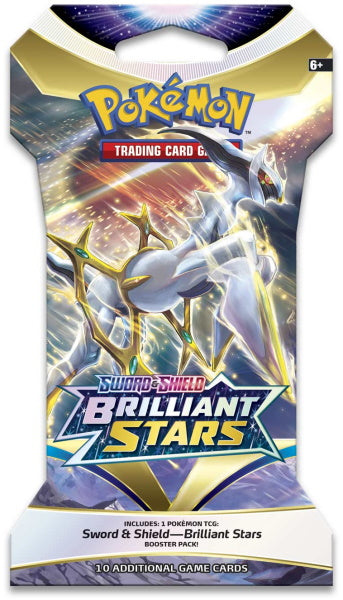 Pokemon TCG: Sword & Shield - Brilliant Stars Sleeved Booster Pack - 10 Cards