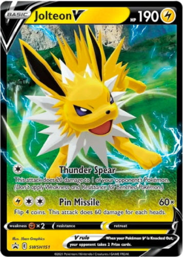 Pokemon TCG: Eevee Evolutions Tin - Jolteon V