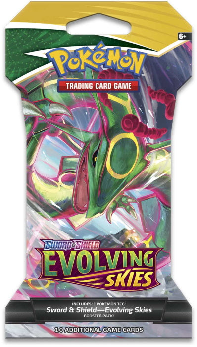 Pokemon TCG: Sword & Shield - Evolving Skies Sleeved Booster Packs - 8 Packs