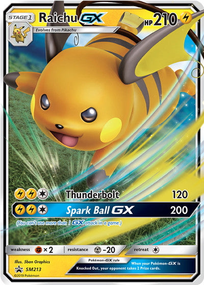 Pokemon Trading Card Game TCG: Hidden Fates - Raichu-GX Tin