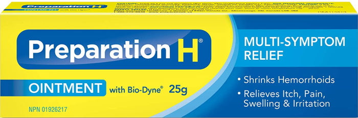 Preparation H Multi-Symptom Pain Relief Ointment with Bio-Dyne - 25g