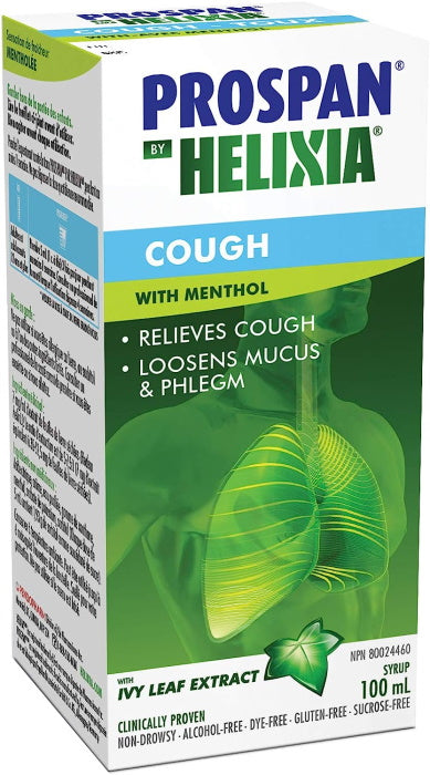 Prospan by Helixia Cough Syrup for Teens & Adults Menthol Flavour - 100 mL