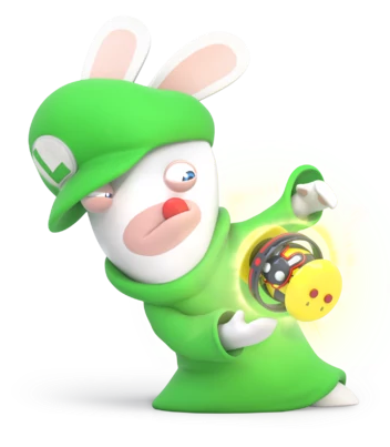 Mario + Rabbids Kingdom Battle: Rabbid Luigi Figurine