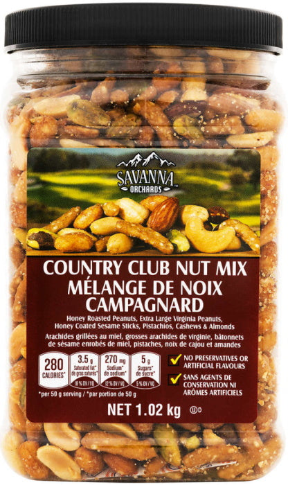 Savanna Orchards Country Club Nut Mix - 1.02kg [Snacks & Sundries