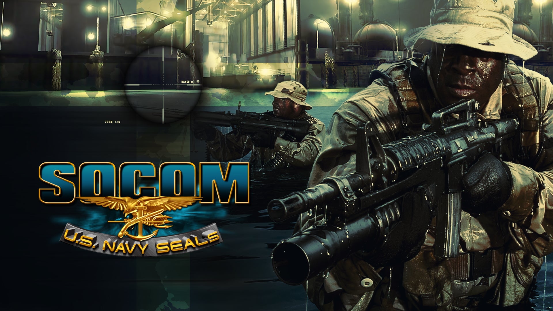 Socom U S Navy Seals Playstation 2 Ps2 Shooter Scea Fps Squad Based New Ebay