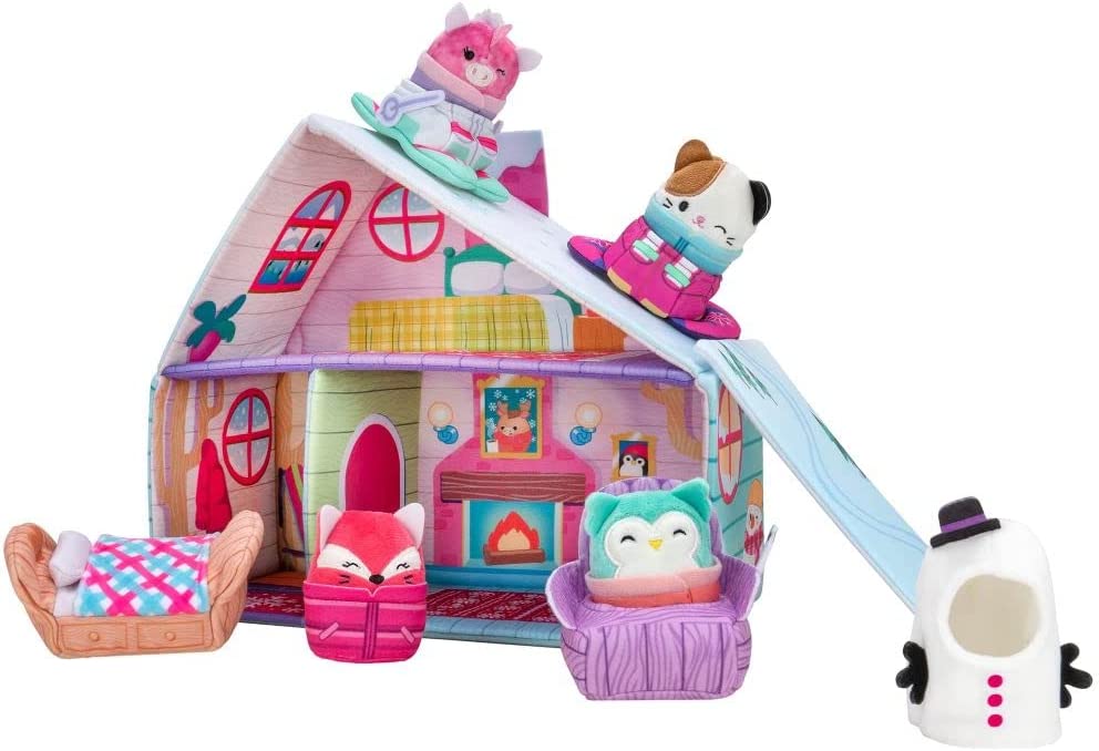 Squishmallows: Squishville Ski Chalet Playset 