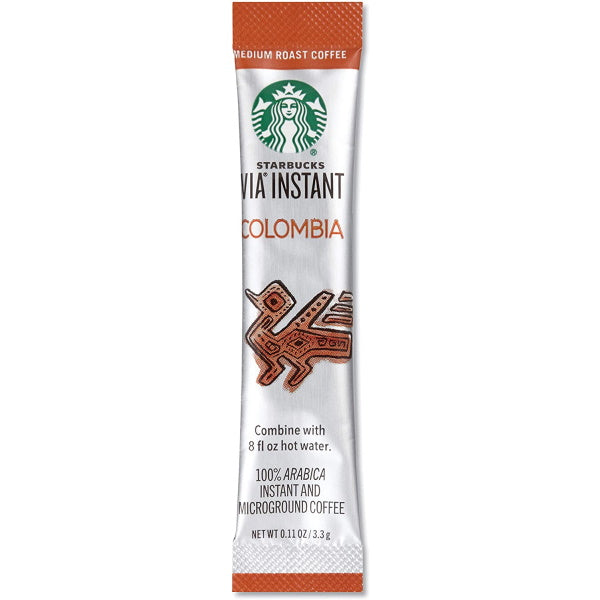 Starbucks Via Instant and Microground Colombian Coffee - 2x42.9g / 1.51 Oz - 26-Count