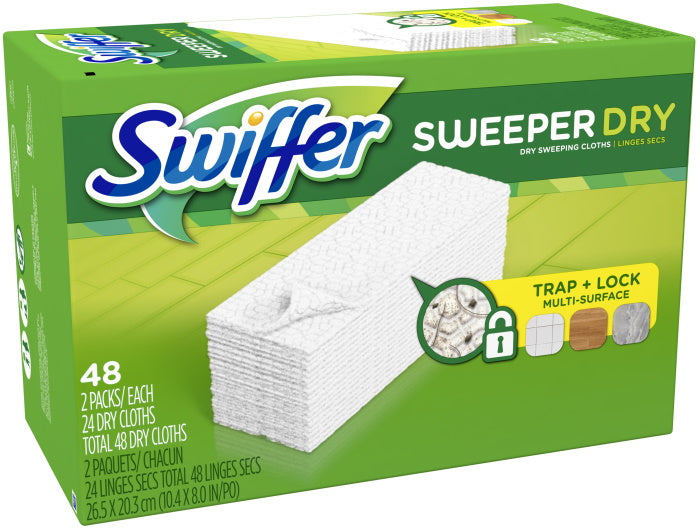 Swiffer Sweeper Dry Sweeping Pad Multi Surface Refills - Unscented -48-Count