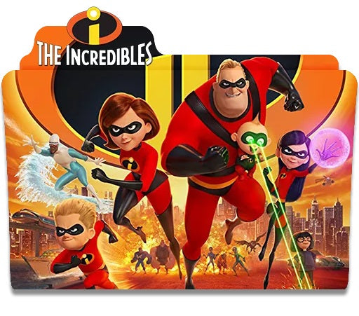 Disney Pixar The Incredibles and Incredibles 2