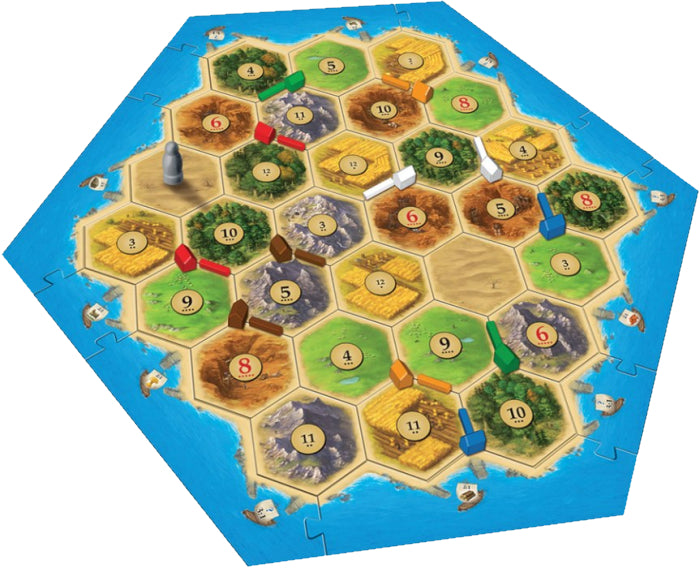 Catan 5th Edition w/ 5 and 6 Player Extension Bundle