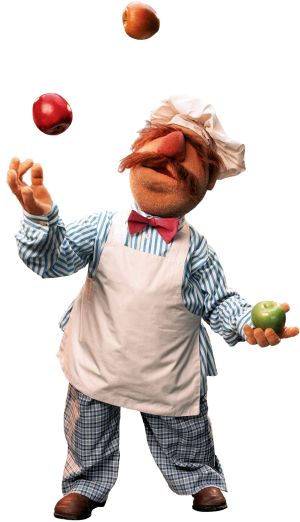 Disney's The Muppets Swedish Chef Action Figure w/ Accessories - Deluxe Select