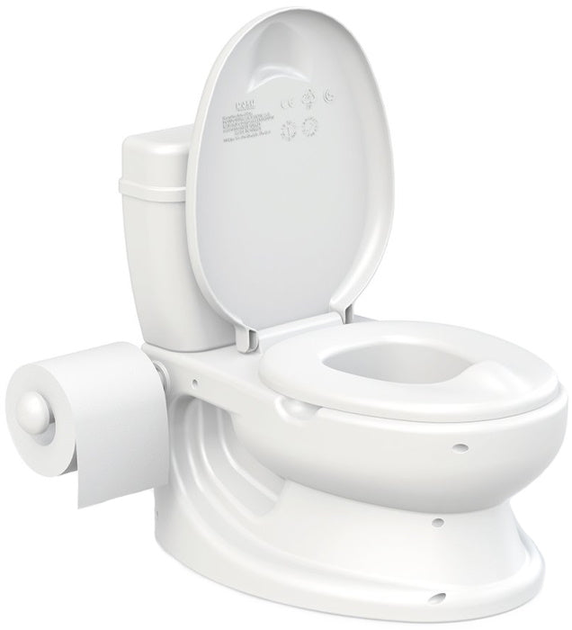 ToyLet Potty Training Toilet with Comfy Potty Chair - White