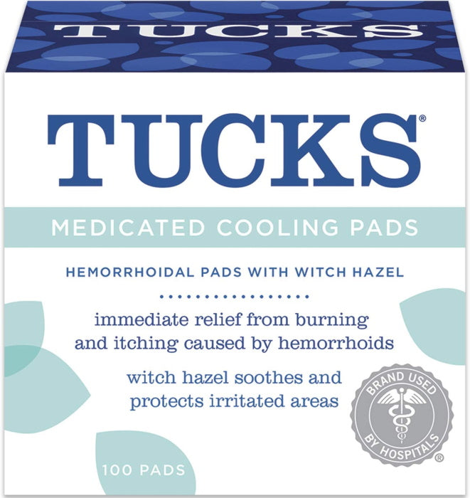 Tucks Medicated Cool Hemorrhoid Pads - 100-Count