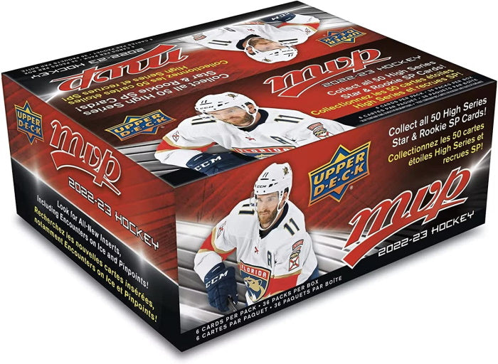 Upper Deck 2022-23 MVP Hockey Card Retail Box - 36 Packs