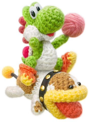 Yoshi's Woolly World + Light Blue Yarn Yoshi Amiibo