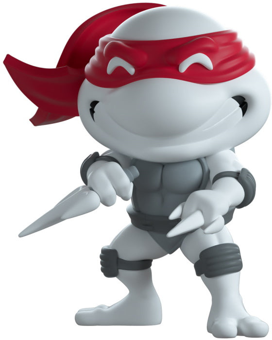 Youtooz x Shopville: Eastman and Laird's Teenage Mutant Ninja Turtles Collection - Raphael Black & White Vinyl Figure