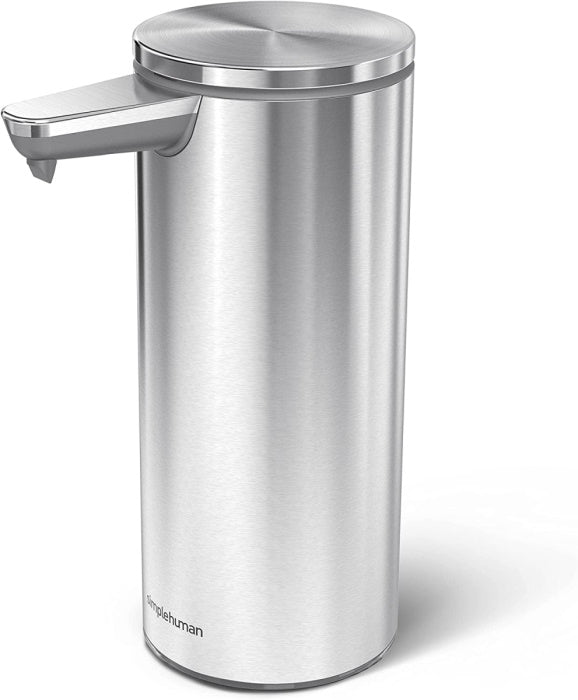 simplehuman 9 oz. Touch-Free Sensor Liquid Soap Pump Dispenser - Brushed Stainless Steel