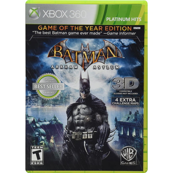 Batman: Arkham Asylum - Game of the Year Edition [Xbox 360]} — Shopville