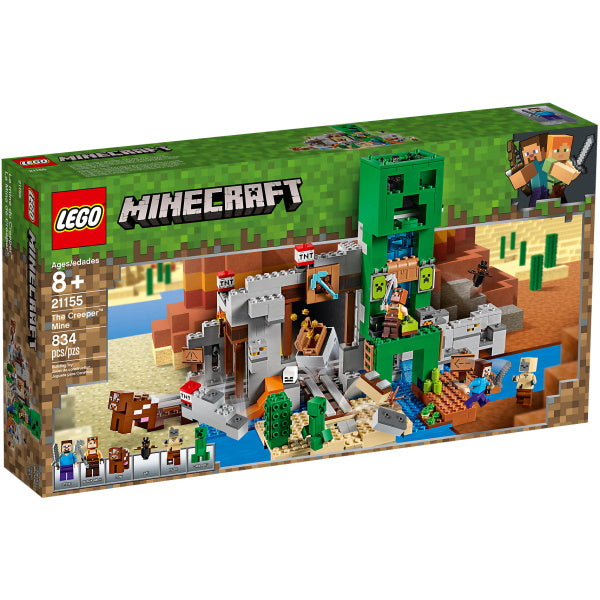 Lego Minecraft The Creeper Mine 4 Piece Building Kit Lego 2115 Shopville