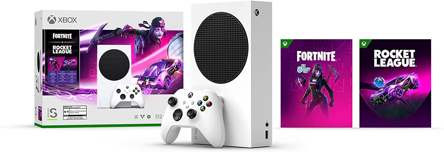 Microsoft Xbox Series S Console - Fortnite & Rocket League Bundle
