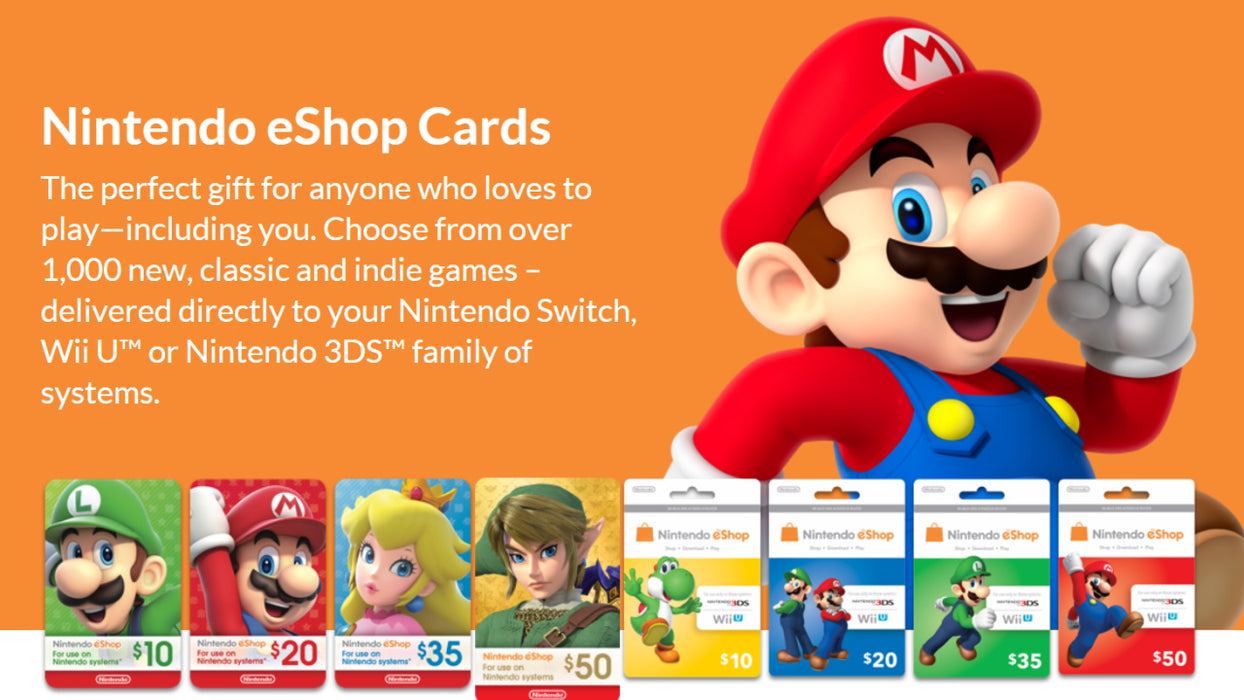 Nintendo eShop Gift Card - $30 [Nintendo Accessory] — Shopville