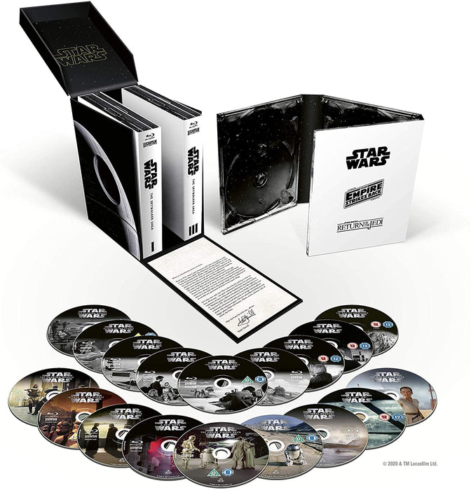 Star Wars The Skywalker Saga 9 Movie Collection Blu Ray Box Set Shopville