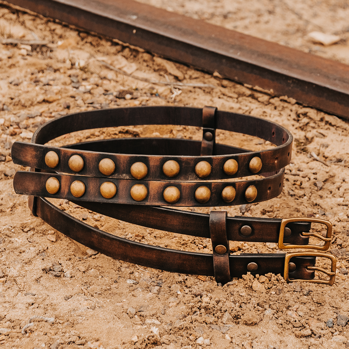 Classic Belt - Black Distressed