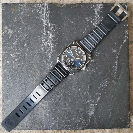 Rare Seiko SilverWave Mens Vintage Watch // Ref 2628-021L // Original Seiko  Diver Rubber Strap