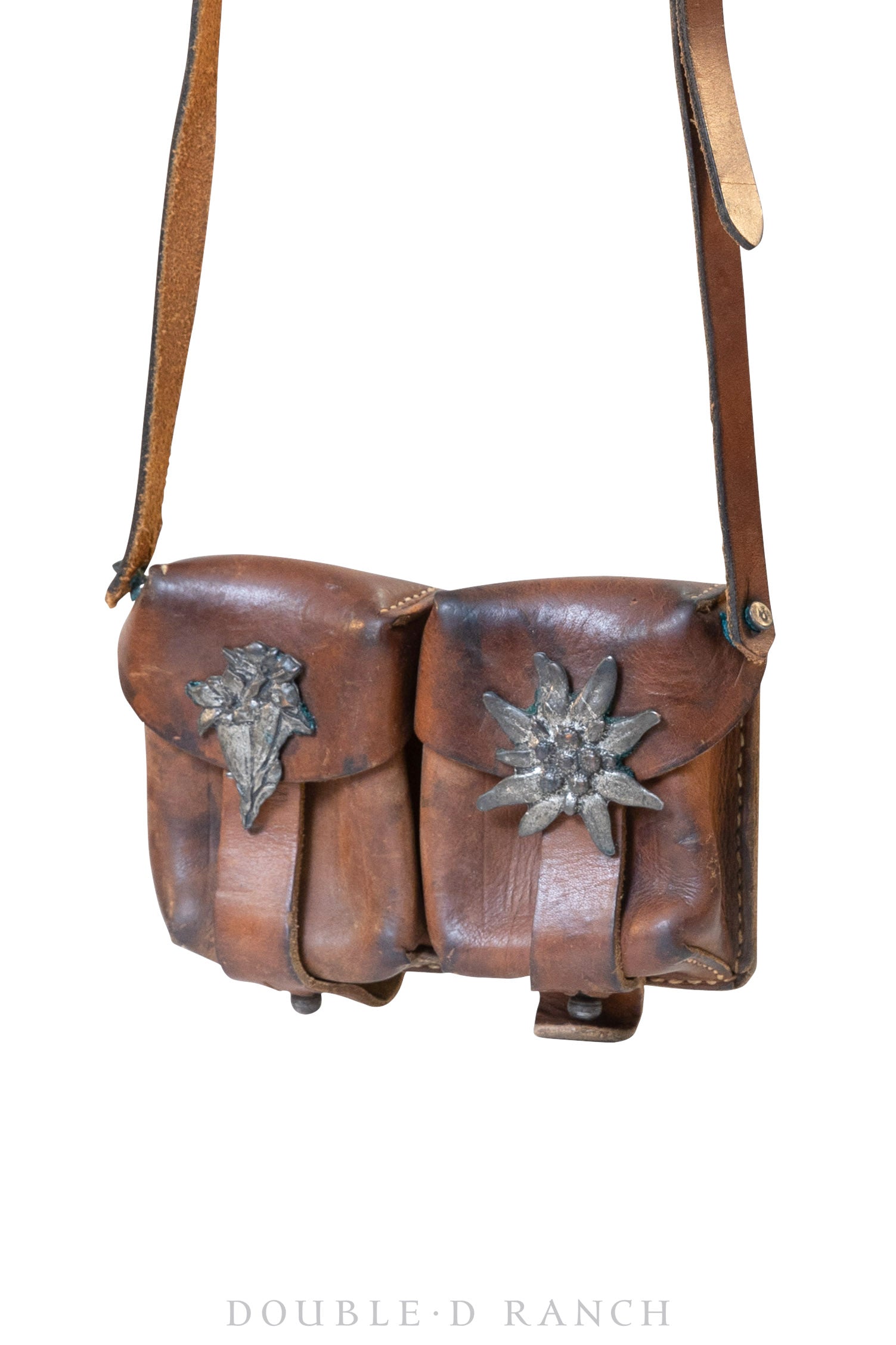 Bag, Tooled Leather Doctor's Case, Vintage, 1059