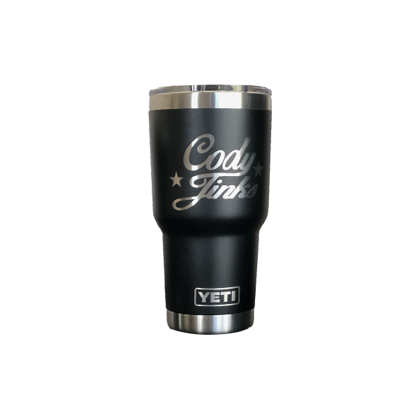 CJ BEARD 30oz White Tumbler – Cody Jinks