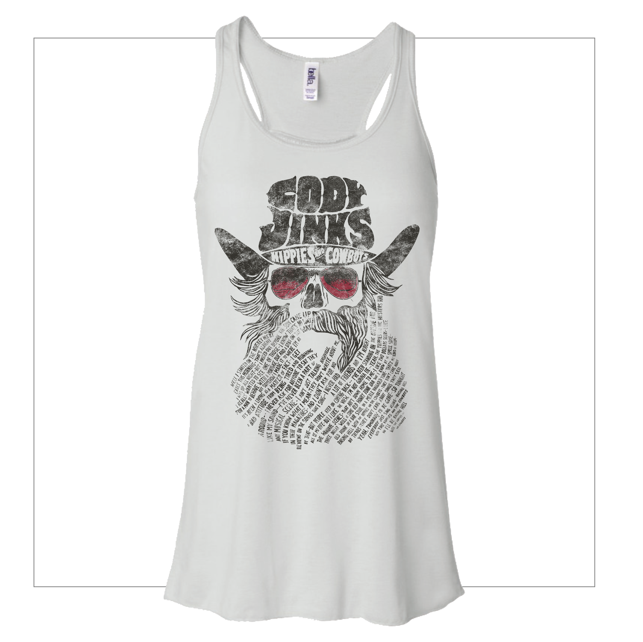 Cody Jinks Ladies Hippies & Cowboys Shirt M