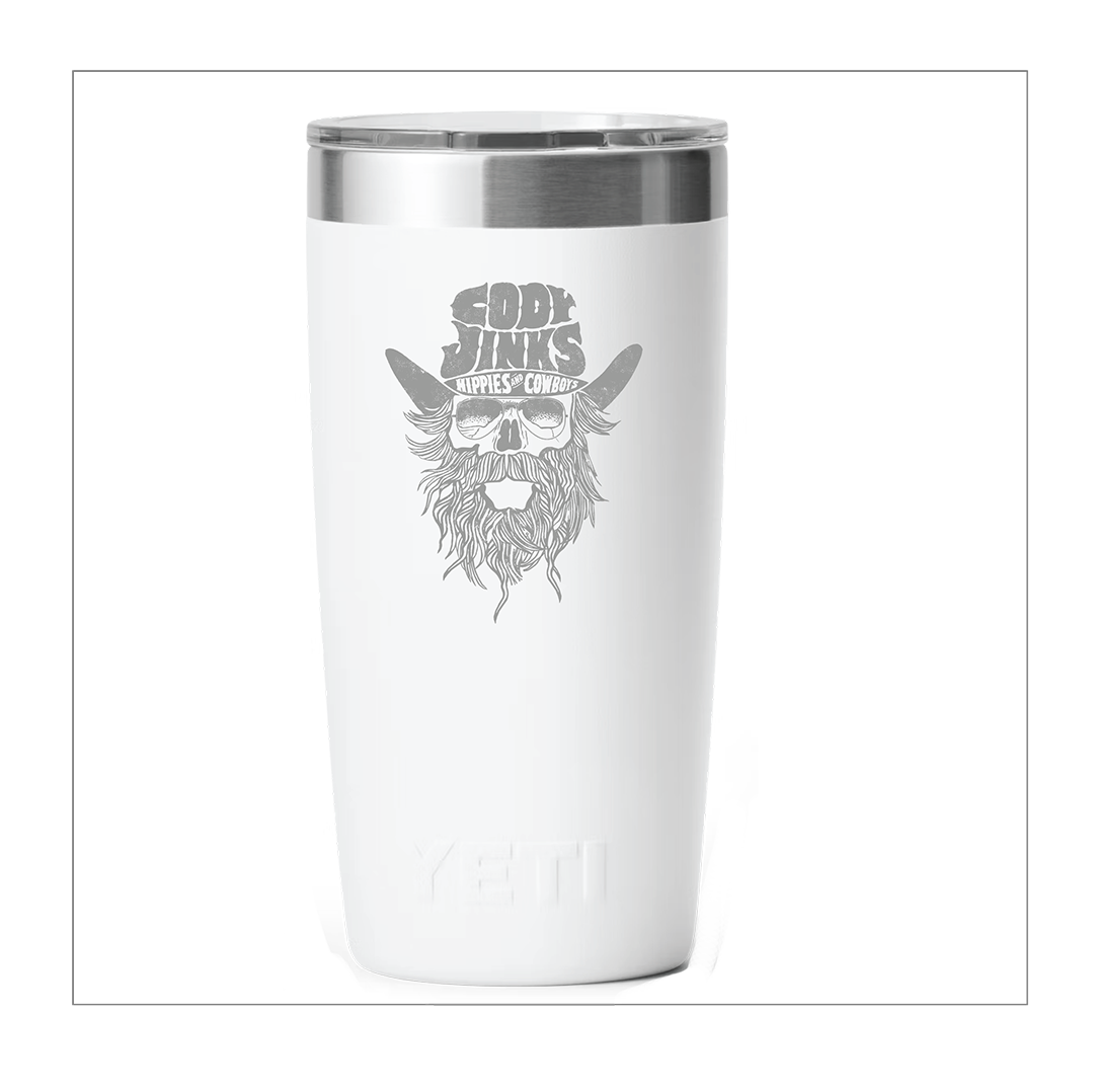 Laser engraved yeti tumbler 20oz (cowboys)