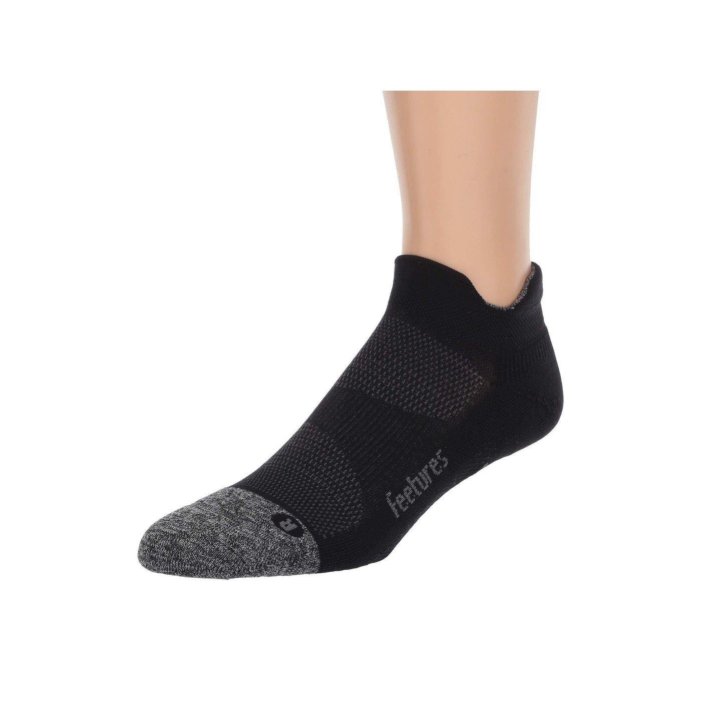 feetures elite max cushion no show tab athletic running socks