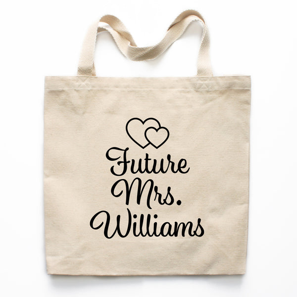 future mrs tote bag