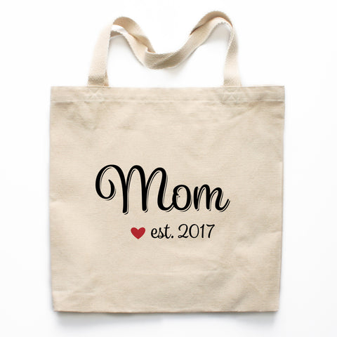 Mom Canvas Tote Bag