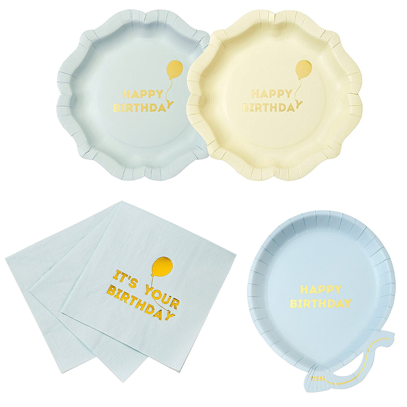 pretty paper plates and napkins