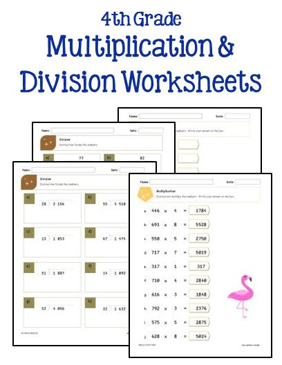  4th Grade Multiplication And Division Worksheets Printables Worksheets 