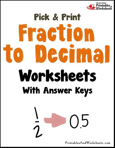 Fractions decimals homework