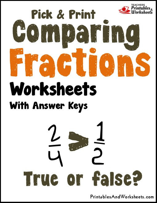 Comparing Fractions Worksheets - Printables & Worksheets