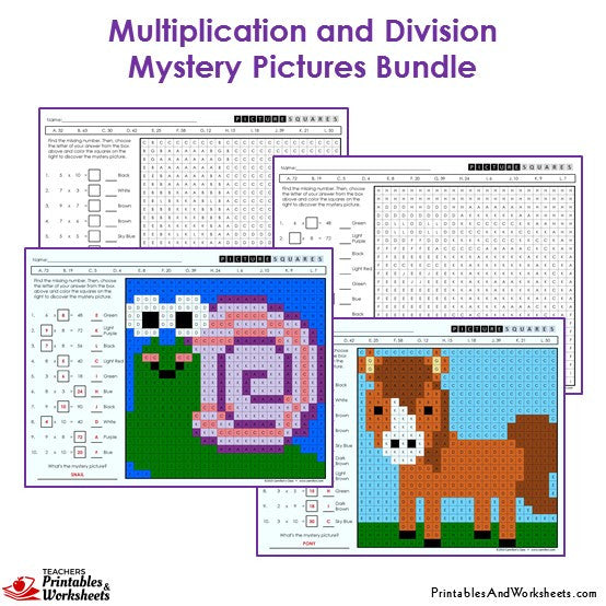 3rd grade multiplication and division coloring worksheets printables worksheets