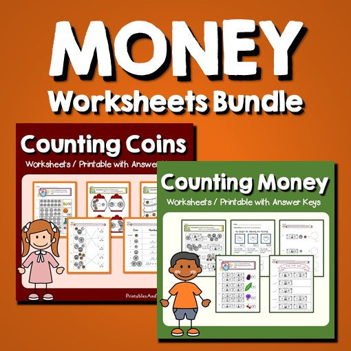 money worksheets bundle printables worksheets