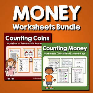 money worksheets bundle printables worksheets