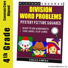 4th Grade Division Word Problems Cover