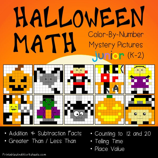halloween-math-color-by-number-printables-worksheets