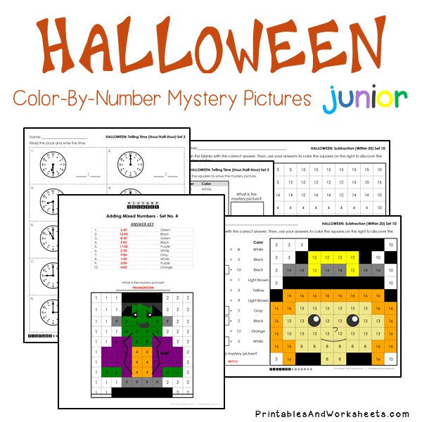 halloween-math-color-by-number-printables-worksheets