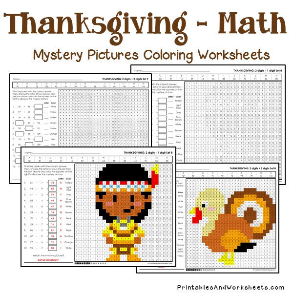 thanksgiving-math-mystery-pictures-coloring-worksheets-bundle-printables-worksheets