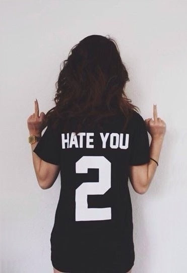 hate you 2 tee shirt