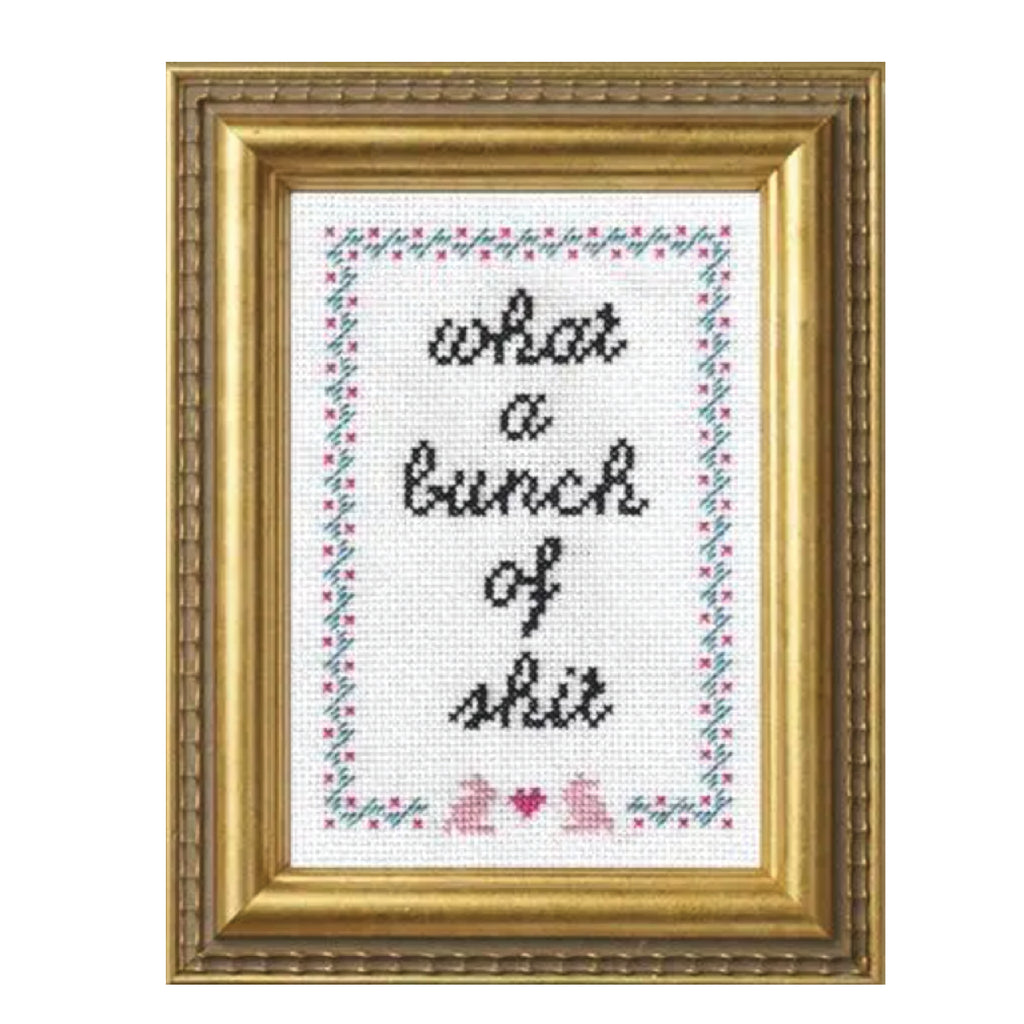 What Fresh Hell is This Literary Quote Cross Stitch Kit. 